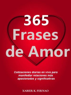 cover image of 365 frases de amor